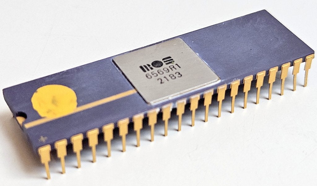 Commodore 64 MOS 6569R1 VIC-II C64 PAL chip Vroege revisie, Verzenden