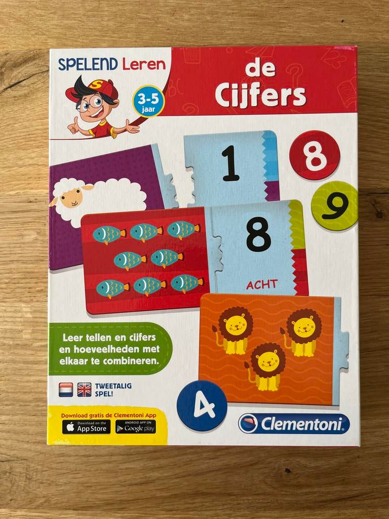 Clementoni Cijfers en tellen leren, Ophalen of Verzenden, Zo goed als nieuw, Rekenen