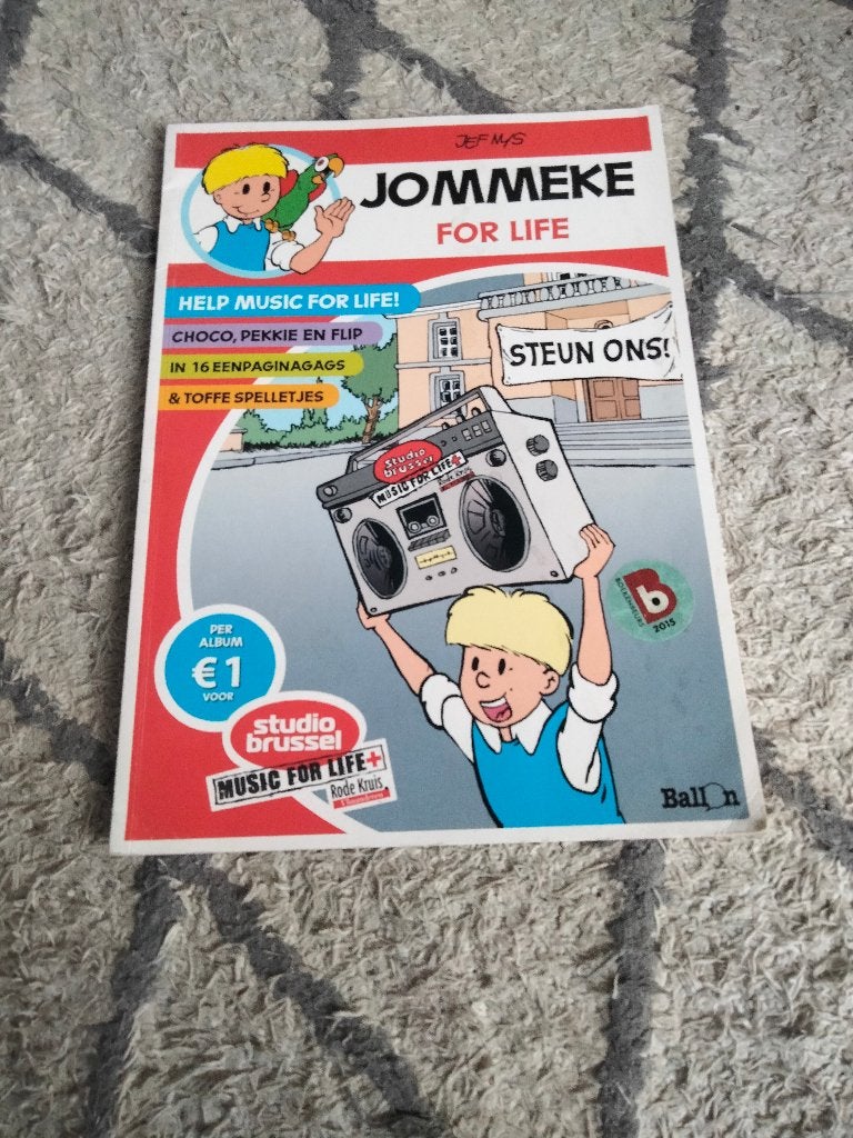 Jommeke For Life - Studio Brussel Music For Life, Eén stripboek, Zo goed als nieuw, Ophalen, Jef Nys