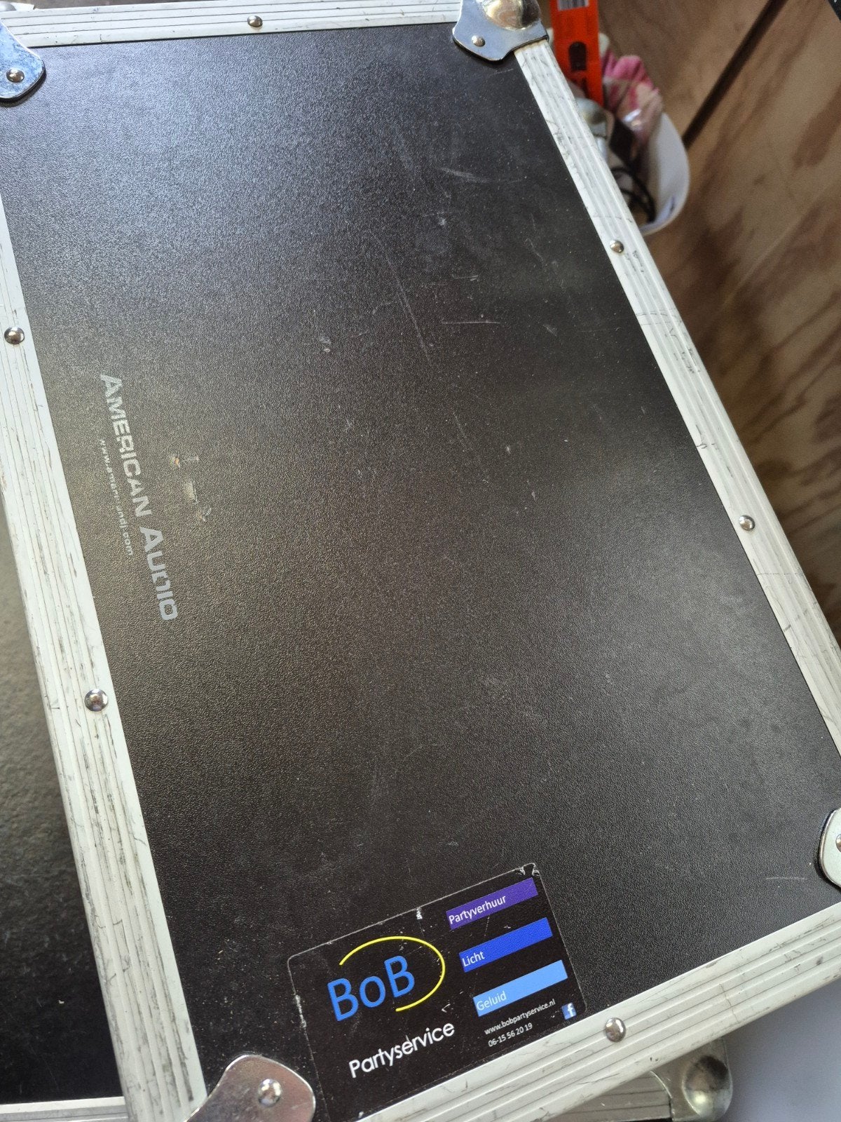 te koop 2 stuks American Audio Flightcase, Muziek en Instrumenten, Ophalen of Verzenden, Gebruikt, Speaker of Versterker, Flightcase