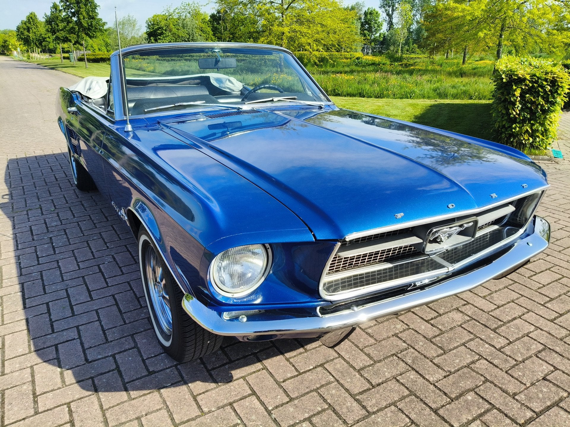 Ford Mustang CONVERTIBLE C CODE (bj 1967, automaat), Auto's, Automaat, Cabriolet, Origineel Nederlands, Ford