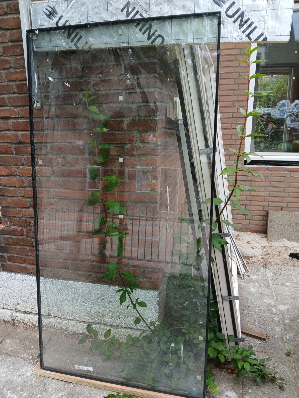 Nieuwe ruit HR++ te koop, Ophalen, Gevelraam of Ruit, 80 tot 120 cm, Nieuw