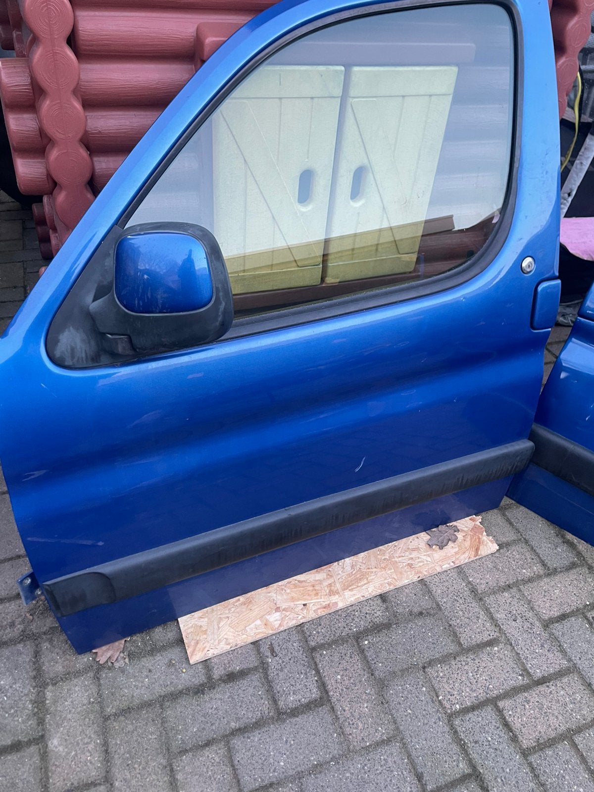 Deur links Peugeot partner Citroën berlingo blauw metallic, Ophalen, Links, Peugeot, Motorkap