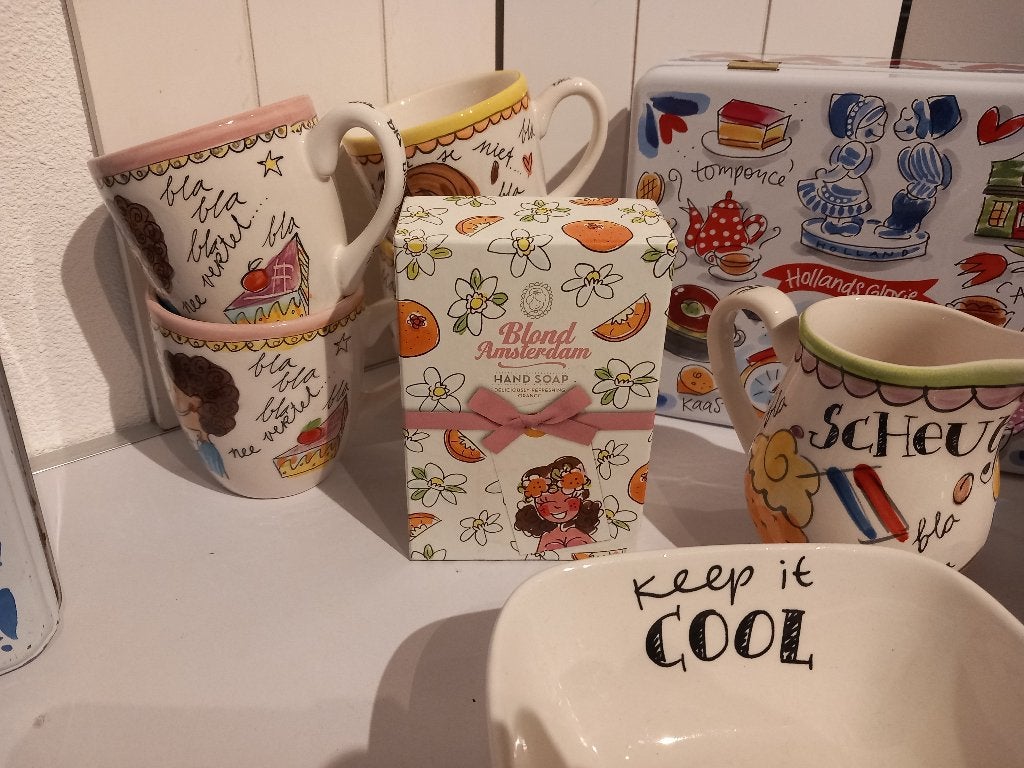Blond Bla Bla servies divers, Keramiek, Ophalen of Verzenden, Zo goed als nieuw, Overige stijlen
