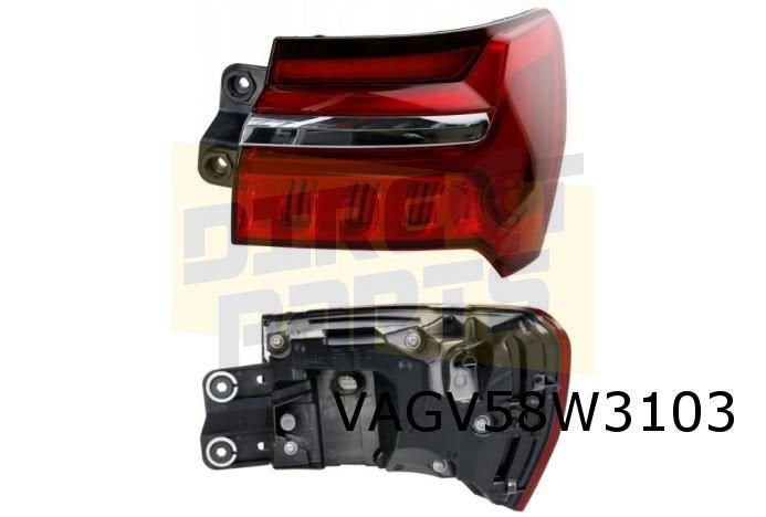 Audi A6 (2/18-) Achterlicht Rechts buiten (dyn. knipperlicht, -, Verzenden, -, Nieuw