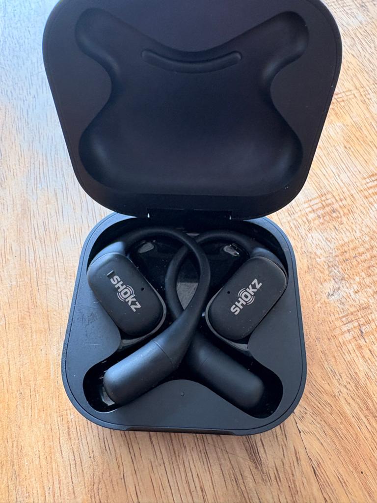 Shokz OpenFit Draadloze Open-Ear Hoofdtelefoon, Audio, Tv en Foto, Koptelefoons, Overige merken, Ophalen of Verzenden, Zo goed als nieuw