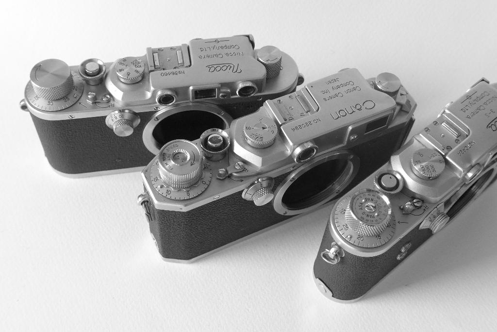 Drie Japanse meetzoekercamera's Canon en Nicca DEFECT, Ophalen, Niet werkend, Compact, Nikon