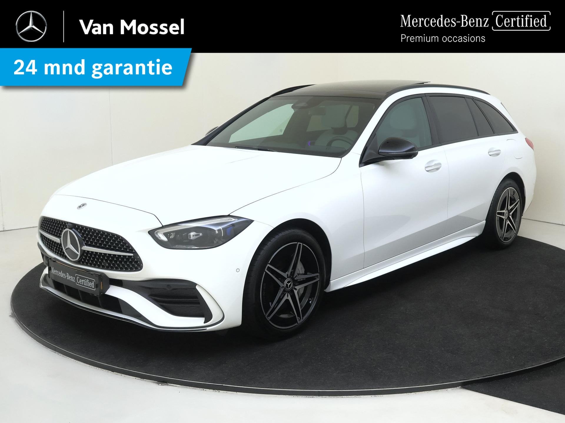 Mercedes-Benz C-klasse Estate 300 e Star Edition AMG Line /, Auto diversen, Automaat, Wit, Mercedes-Benz, Stationwagon