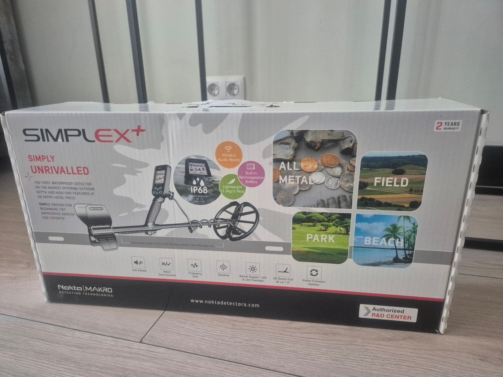 Nokta Makro Simplex+ Metaaldetector - Nieuw in doos, Overige merken, Meer dan 30 cm, Nieuw, Ophalen of Verzenden
