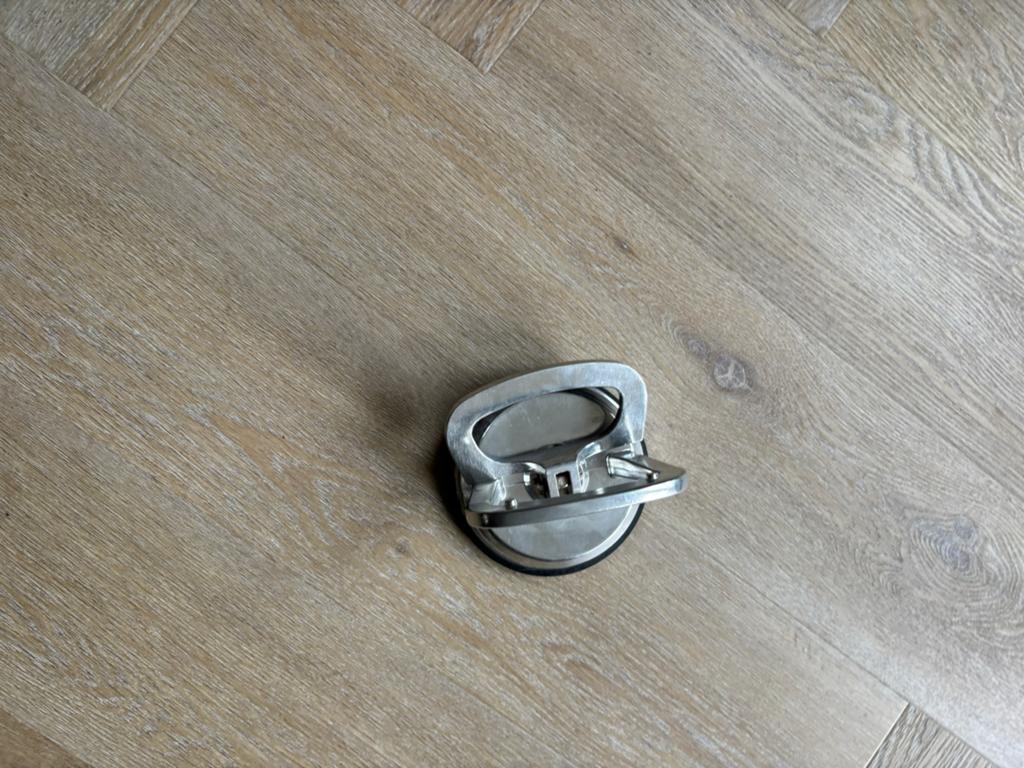 Aluminium zuignap, Ophalen