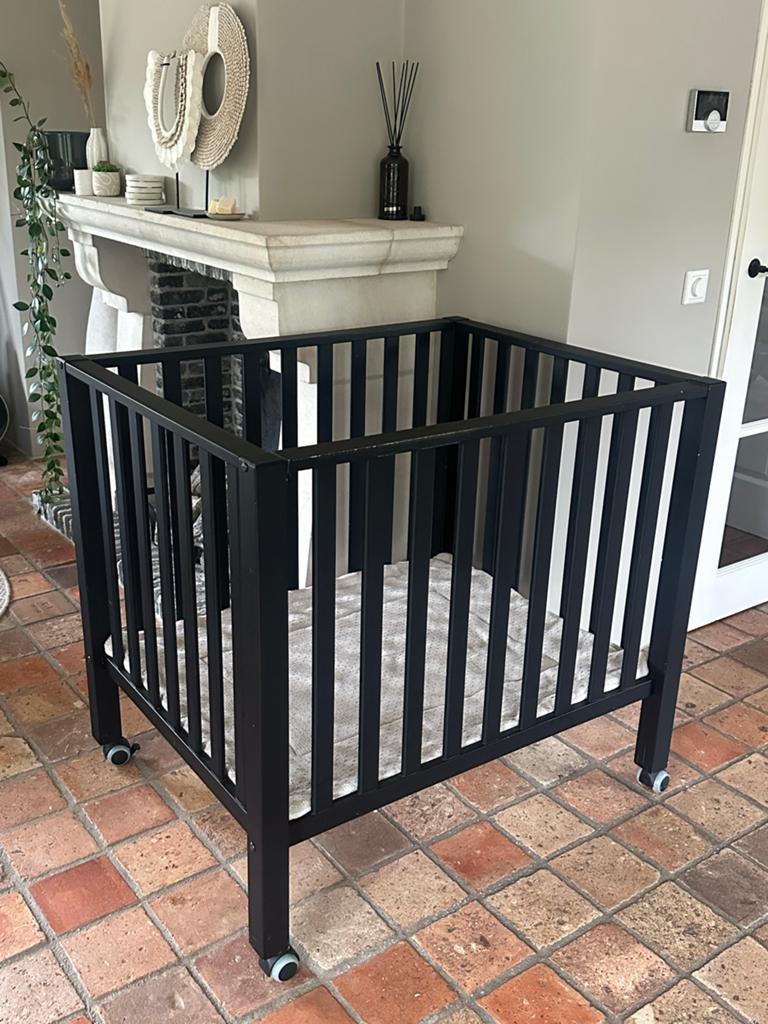 Box van Babypark met boxkleed van Jolein, Kinderen en Baby's, Boxen, Ophalen, Gebruikt, Vierkant, Boxkleed