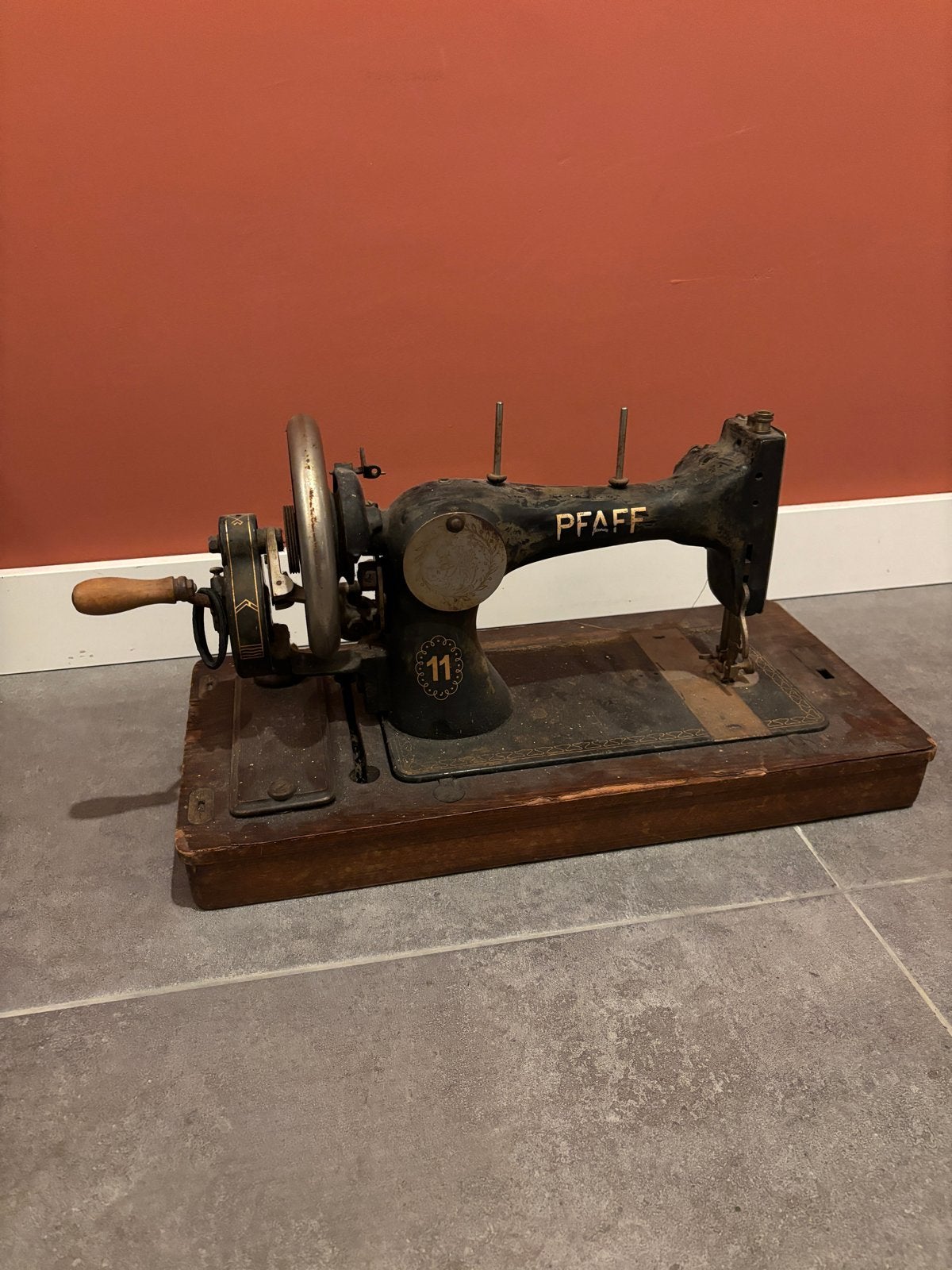 Antieke Pfaff Naaimachine - Decoratief, Ophalen