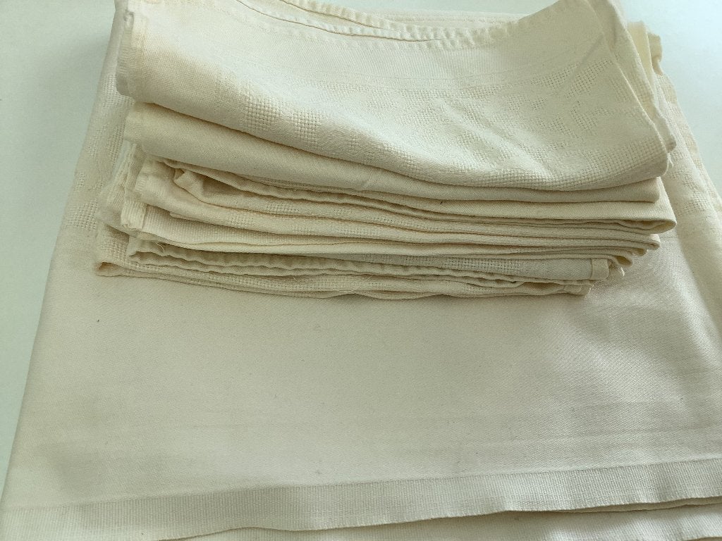 TAFELKLEED MET 8 SERVETTEN, Ophalen of Verzenden, Zo goed als nieuw, Rechthoek
