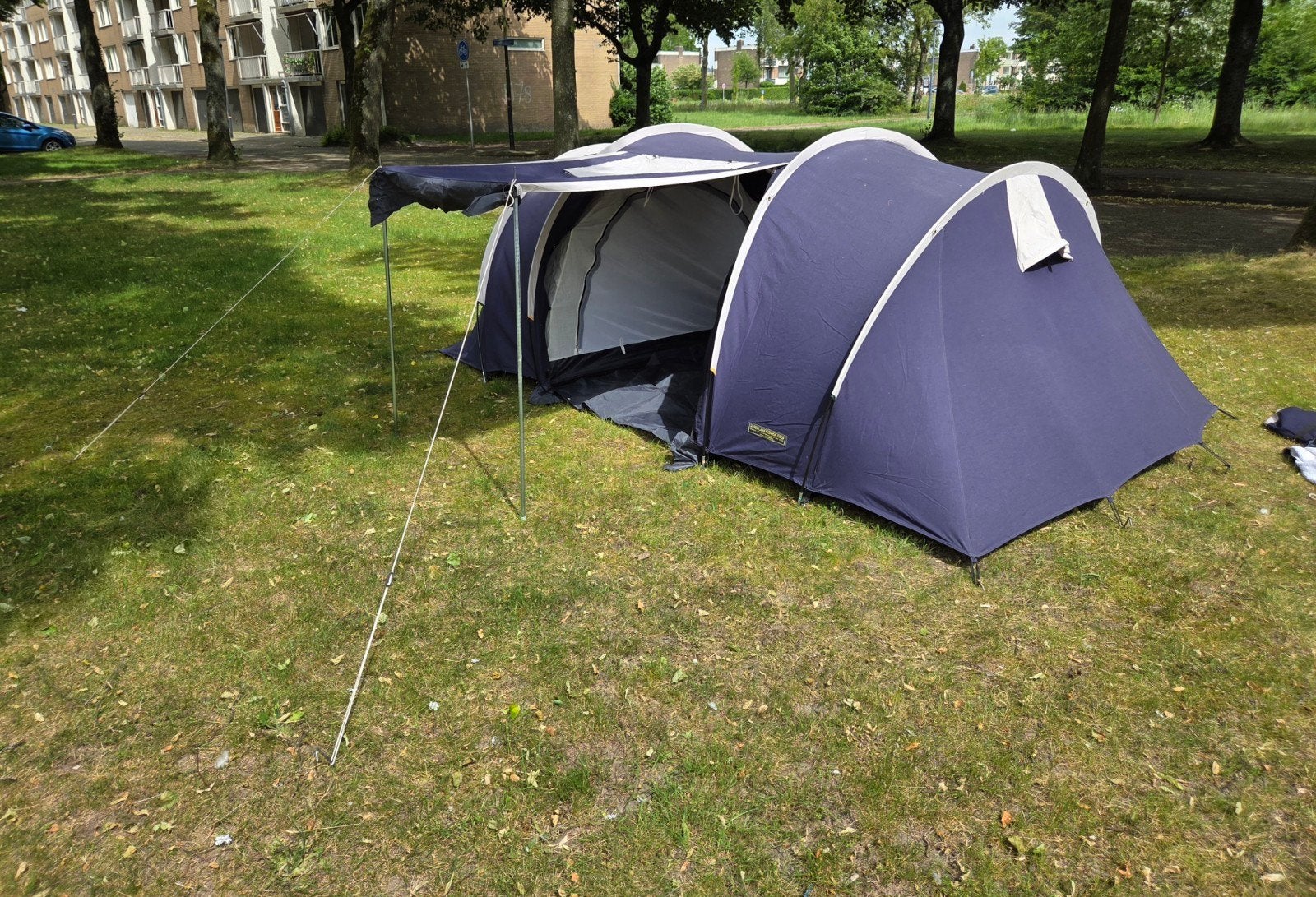 Hypercamp Fashion Gold Venetia 2-persoons tunneltent, Caravans en Kamperen, Tenten, Verzenden, Gebruikt, Tot en met 4