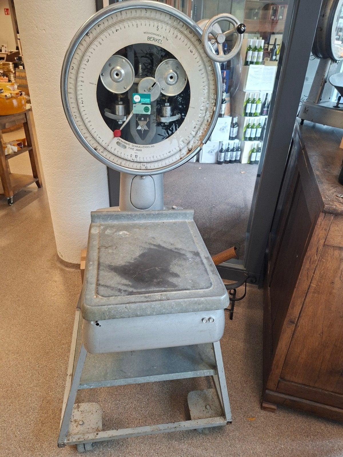 Berkel weegschaal, Ophalen, Winkelweegschaal, Gebruikt, Minder dan 10 kg