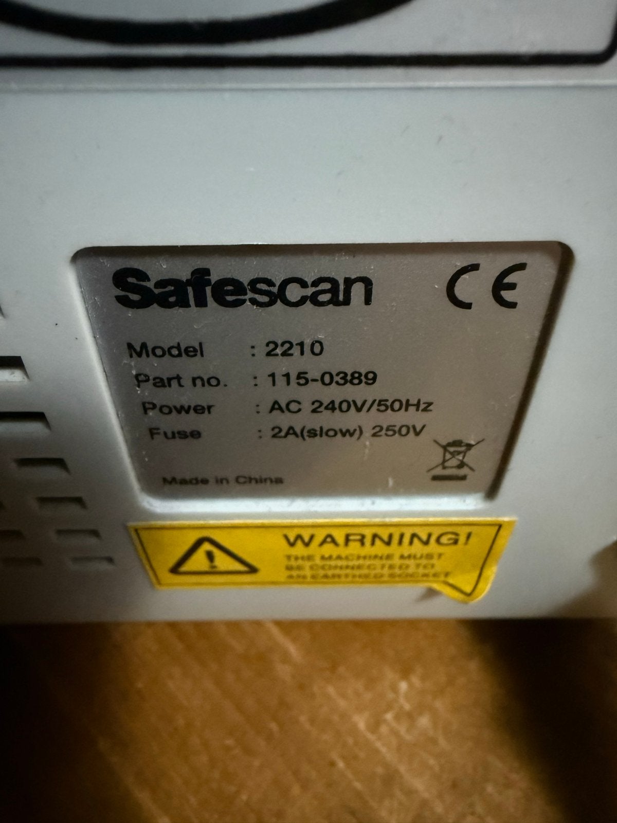 Safescan 2210 Geldtelmachine - Nette staat, Ophalen of Verzenden