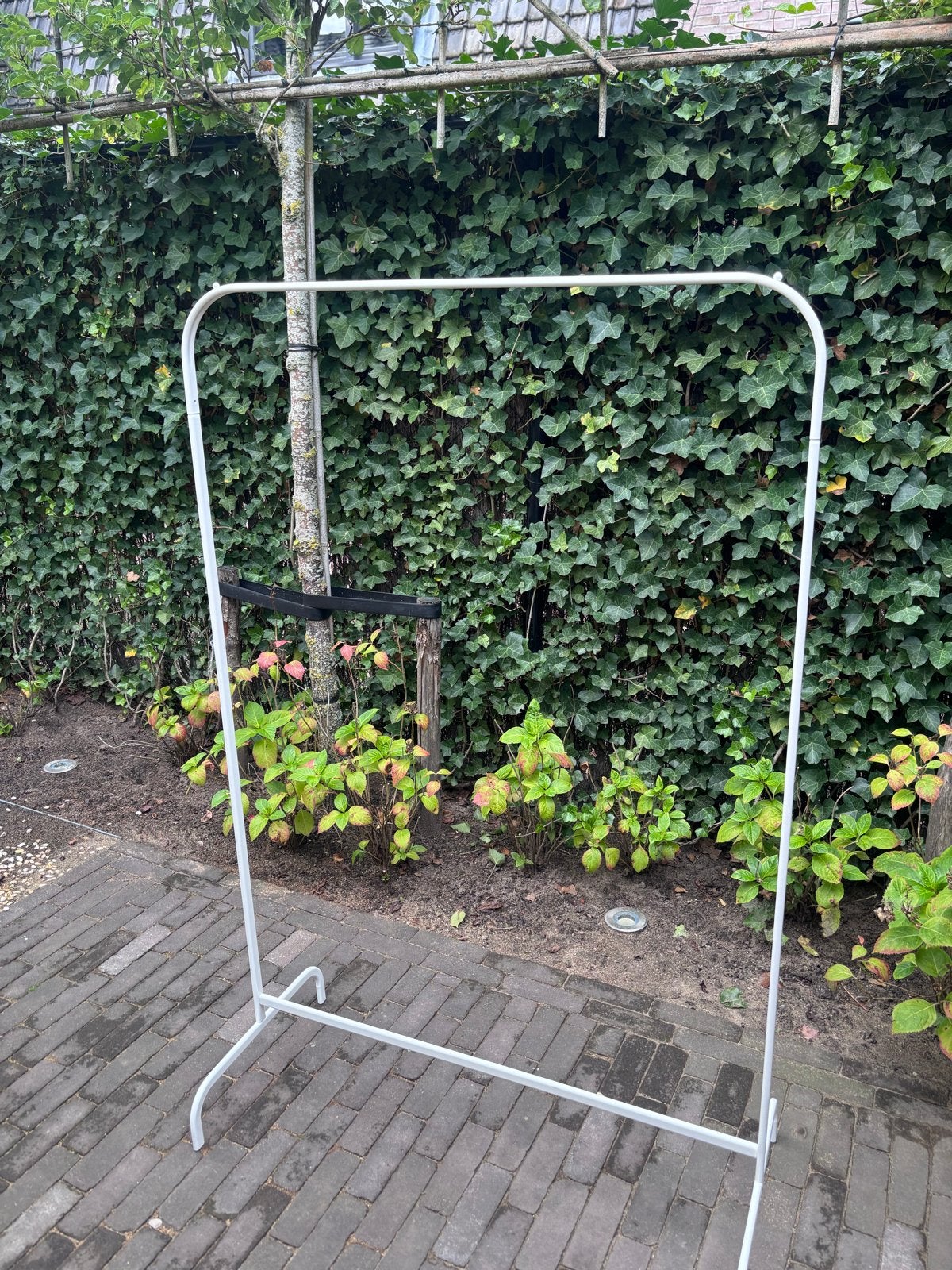 Wit kledingrek - ideaal voor kleding en accessoires, Ophalen, Gebruikt, Metaal, Volwassenen