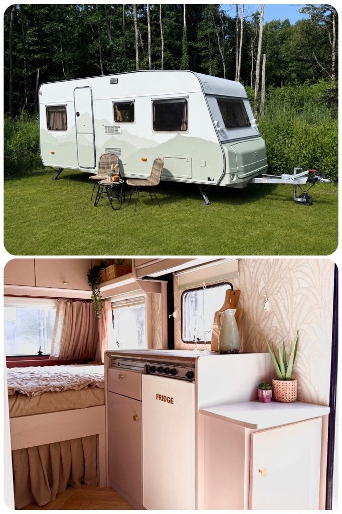Vintage Caravan Bürstner Holiday  | Mover | Gepimpt, Rondzit, 750 - 1000 kg, Particulier, Bürstner