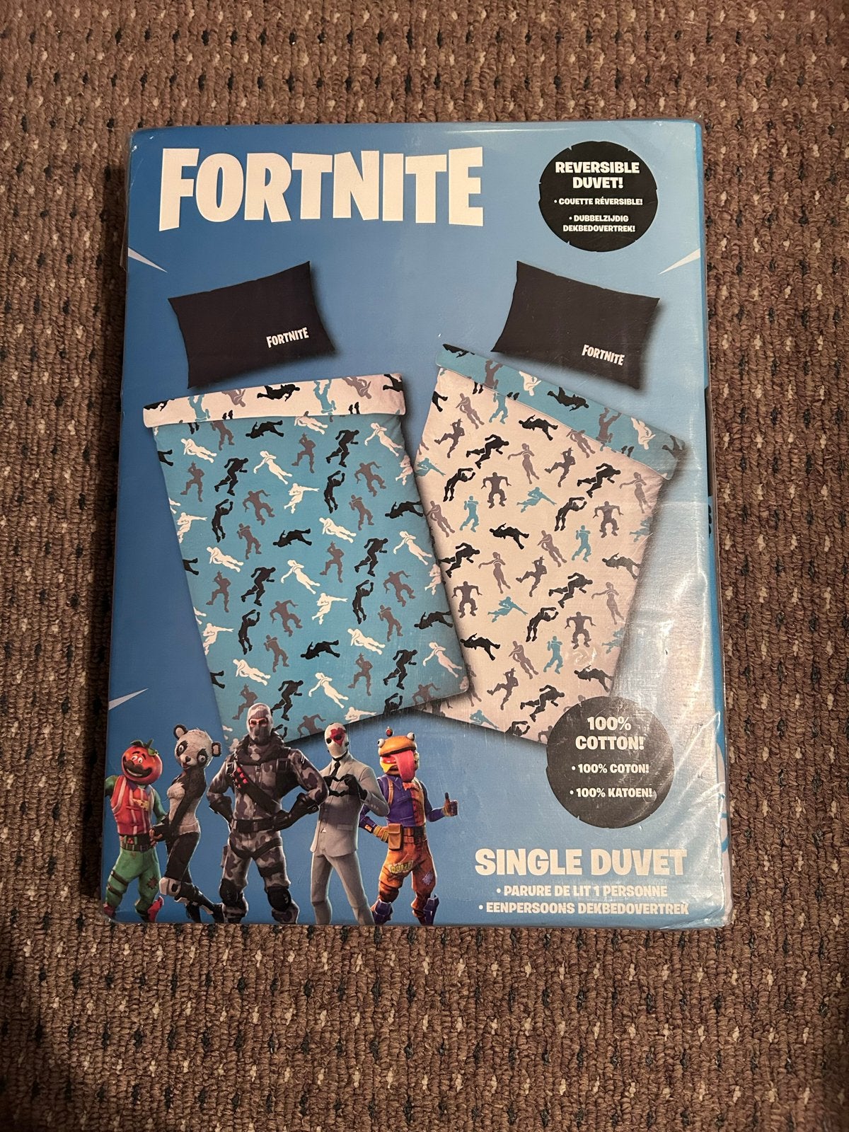 Fortnite Dekbedovertrekken - Eenpersoons - 100% Katoen, Eenpersoons, Meerkleurig, Dekbedovertrek, Katoen
