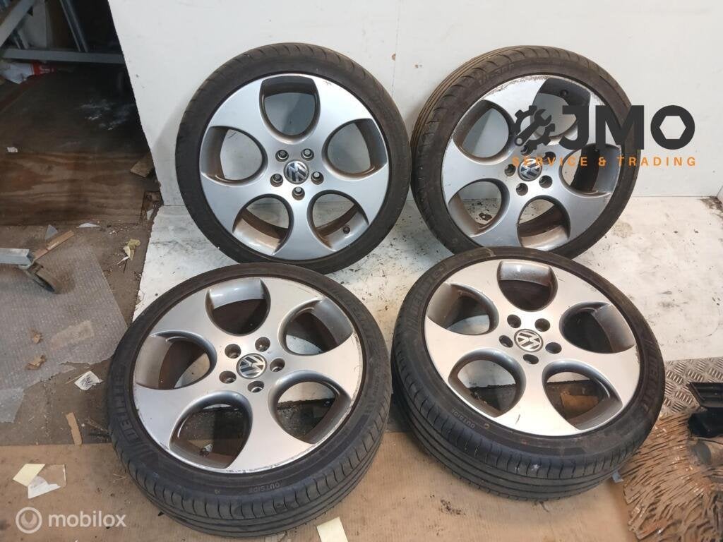 Lichtmetalen velgen set VW Golf V GTI 2003-2008  1K0601025AM, Auto-onderdelen, 18 inch, Gebruikt, Banden en Velgen, Ophalen of Verzenden
