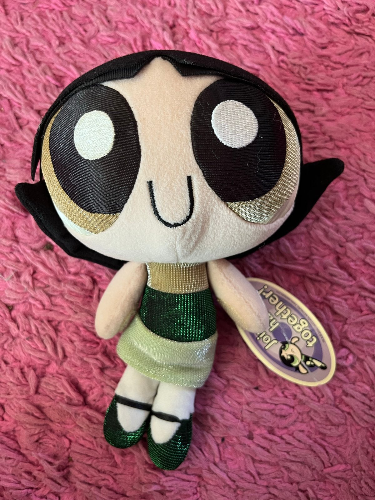 Powerpuff Girls Buttercup knuffel, Groen, Overige merken, Overige karakters, Overige typen