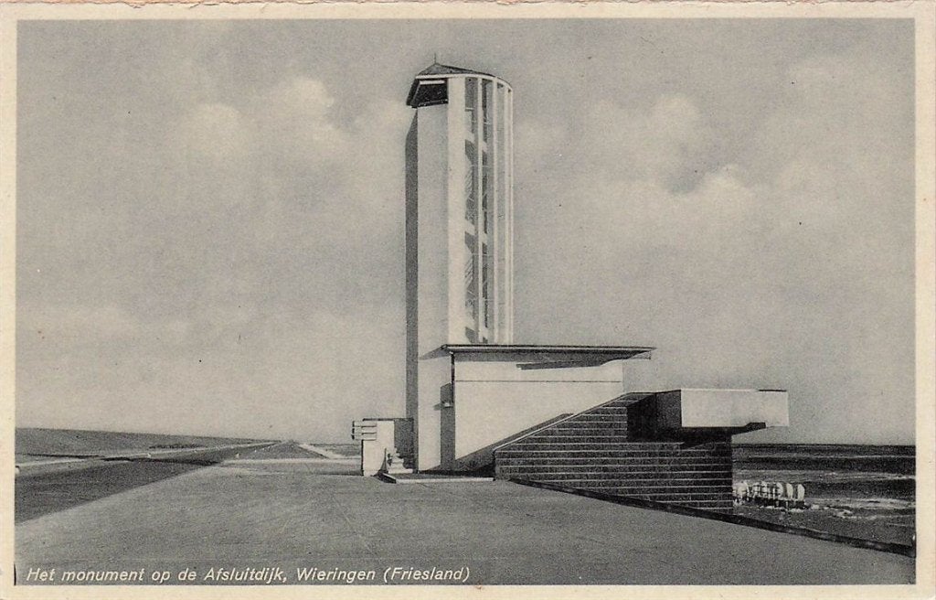703-415-009 Afsluitdijk Monument, Verzamelen, Ansichtkaarten | Nederland, Verzenden, Voor 1920
