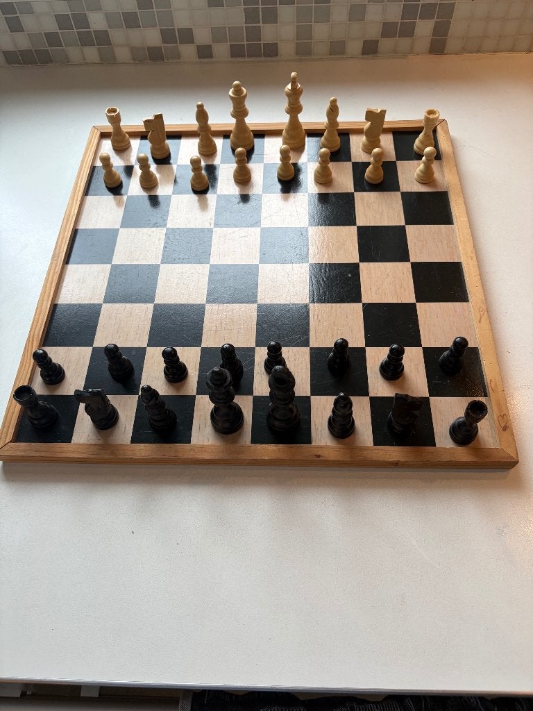Longfield Staunton Schaakspel - Compleet en in goede staat, Een of twee spelers, Verzenden, Zo goed als nieuw, Longfield Games