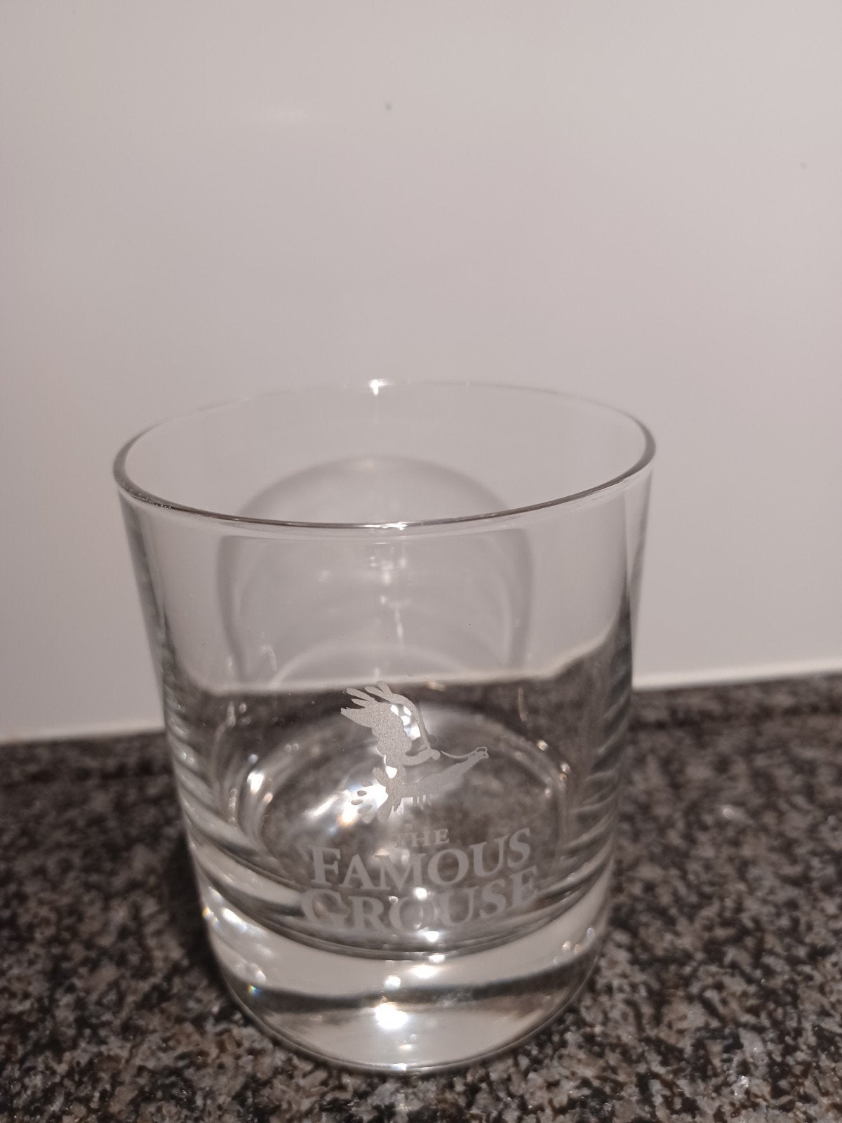 Famous Grouse Whisky glas, Ophalen of Verzenden, Zo goed als nieuw, Overige typen