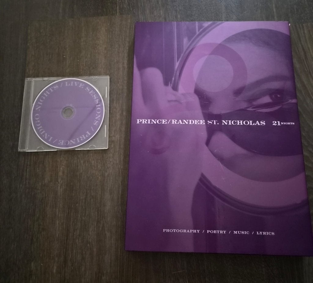 Prince/Indigo 21 nights fotoboek + Audio CD, Ophalen, Prince; Randee St. Nicholas, Artiest, Zo goed als nieuw