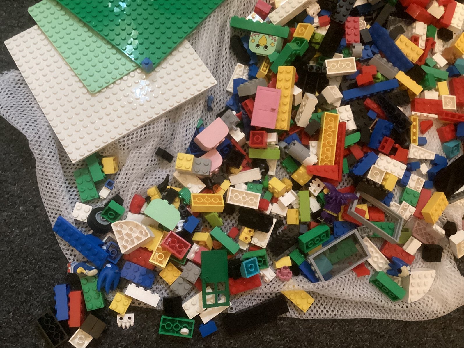 Bak met  diverse LEGO, Ophalen, Zo goed als nieuw