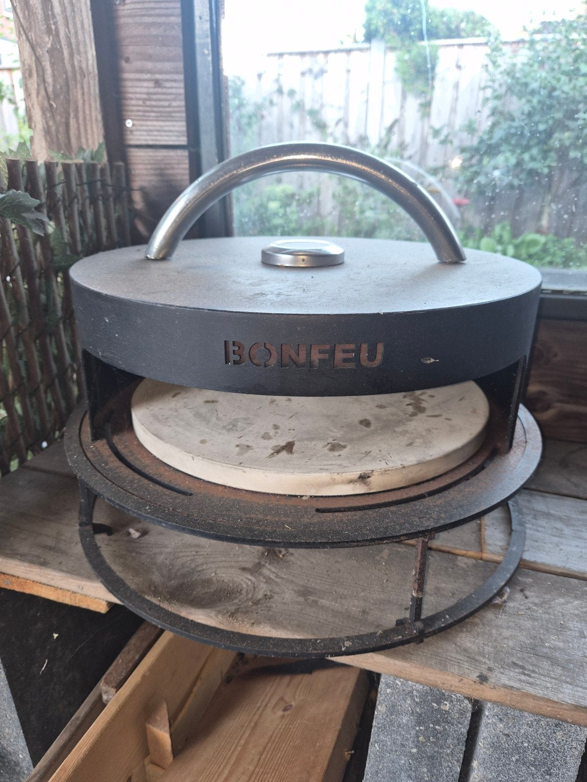 Bonfeu pizza oven, Ophalen, Zo goed als nieuw, Bonfeu