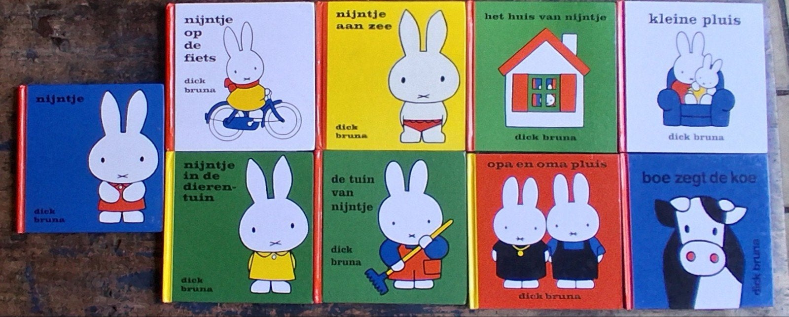 Dick Bruna. Kinderboekjes/voorleesboekjes.  9 st. HC., Ophalen, 5 of 6 jaar, Fictie algemeen, Jongen of Meisje