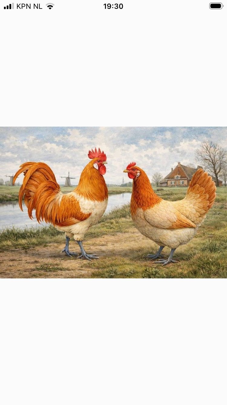 Friese Zandgele kippen, Dieren en Toebehoren, Pluimvee, Meerdere dieren, Kip