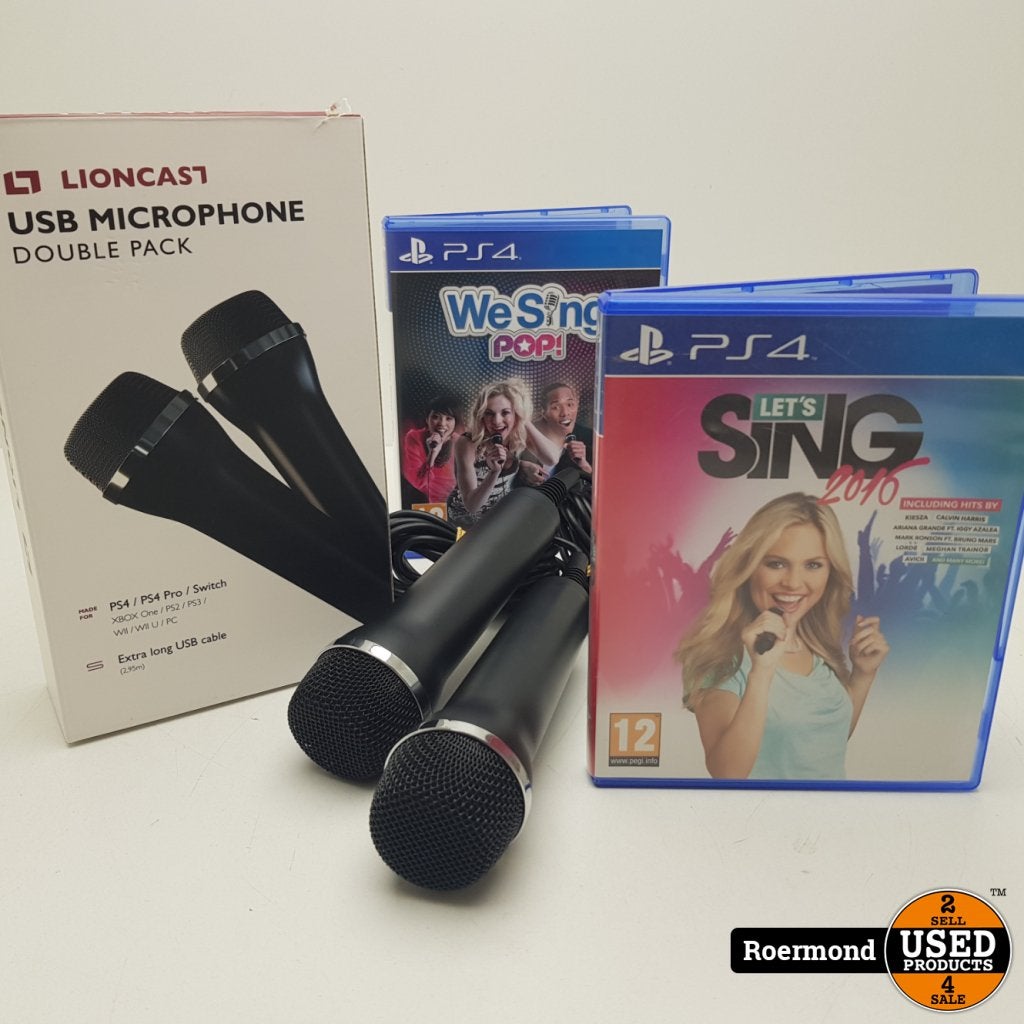 Lioncast USB Microfoons + 2 PS4 Zangspellen!, Sony, Gebruikt, Support@sony.com, 1-7-1 Konan, Minato-ku
Tokyo 108-0075
Japan