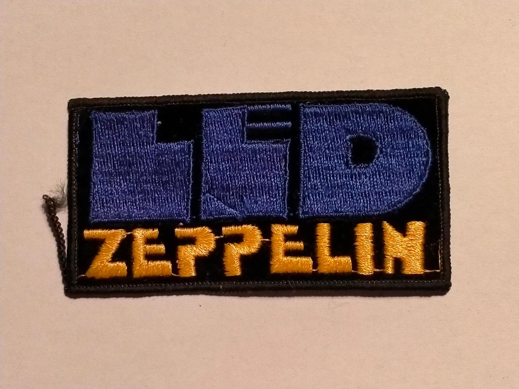 Led Zeppelin rock hardrock vintage logo patch kleding RARE, Ophalen of Verzenden, Gebruikt, Kleding