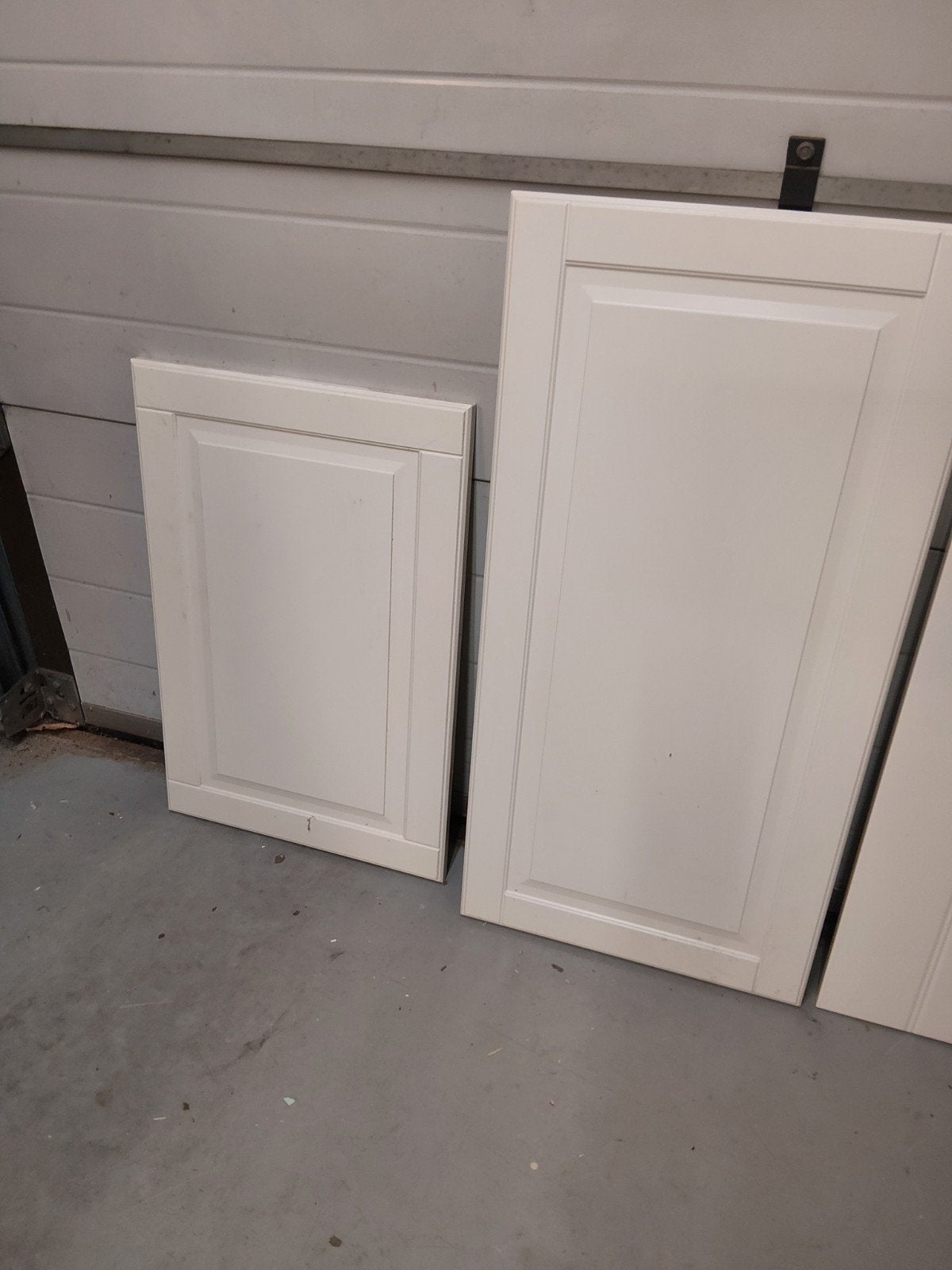 Witte keukendeurtjes en panelen, Ophalen, Minder dan 50 cm, Gebruikt, Wit