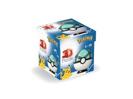 Ravensburger: 3D Pokemon Net Ball 54 stukjes, Ophalen of Verzenden, Minder dan 500 stukjes, Nieuw, Rubik's of 3D-puzzel