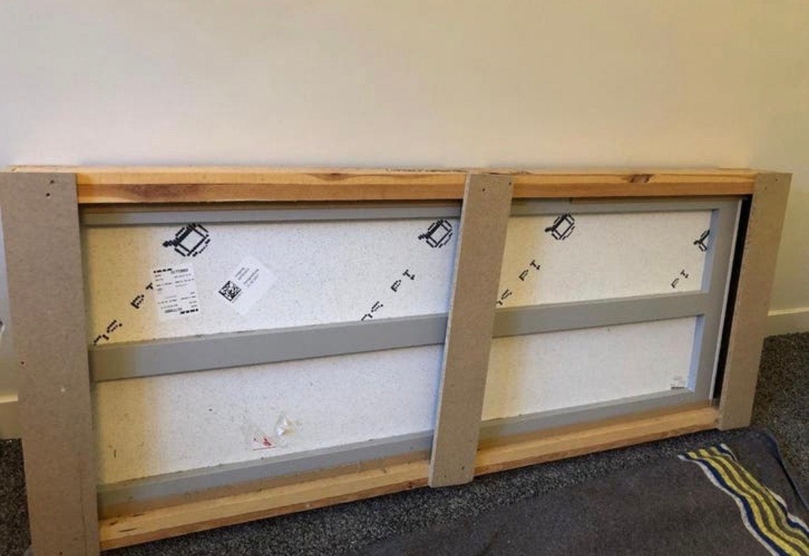 Werkblad / keukenblad IKEA Scandic White gepolijst, Ophalen, Minder dan 25 mm, Overige typen, Nieuw