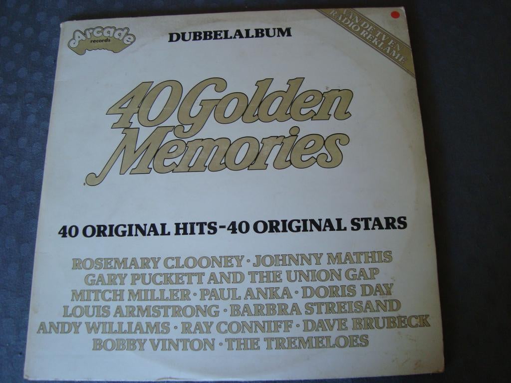 40 golden memories dubbel lp, Ophalen of Verzenden, Zo goed als nieuw, 12 inch