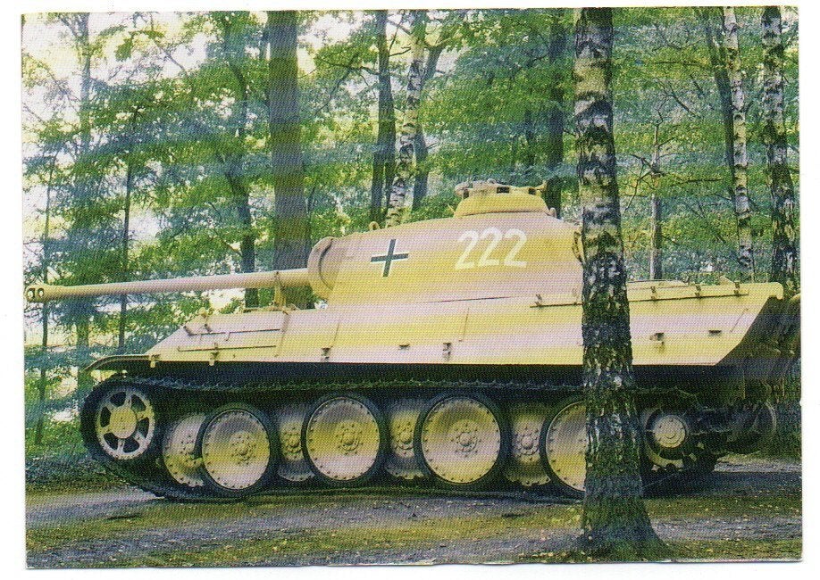 Overloon Oorlogsmuseum Panther tank (Duits) 1992, Ophalen of Verzenden, 1980 tot heden, Ongelopen, Noord-Brabant