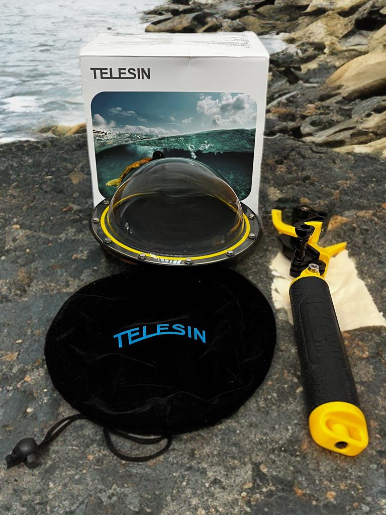 Telesin DJI action cam dome, Audio, Tv en Foto, Actiecamera's, Ophalen of Verzenden, Zo goed als nieuw, Overige merken