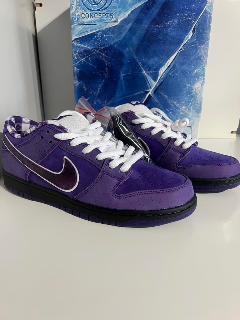 Nike SB Dunk low X Conceps Purple Lobster (special box), Kleding | Heren, Schoenen, Overige kleuren, ., Nieuw, Ophalen of Verzenden