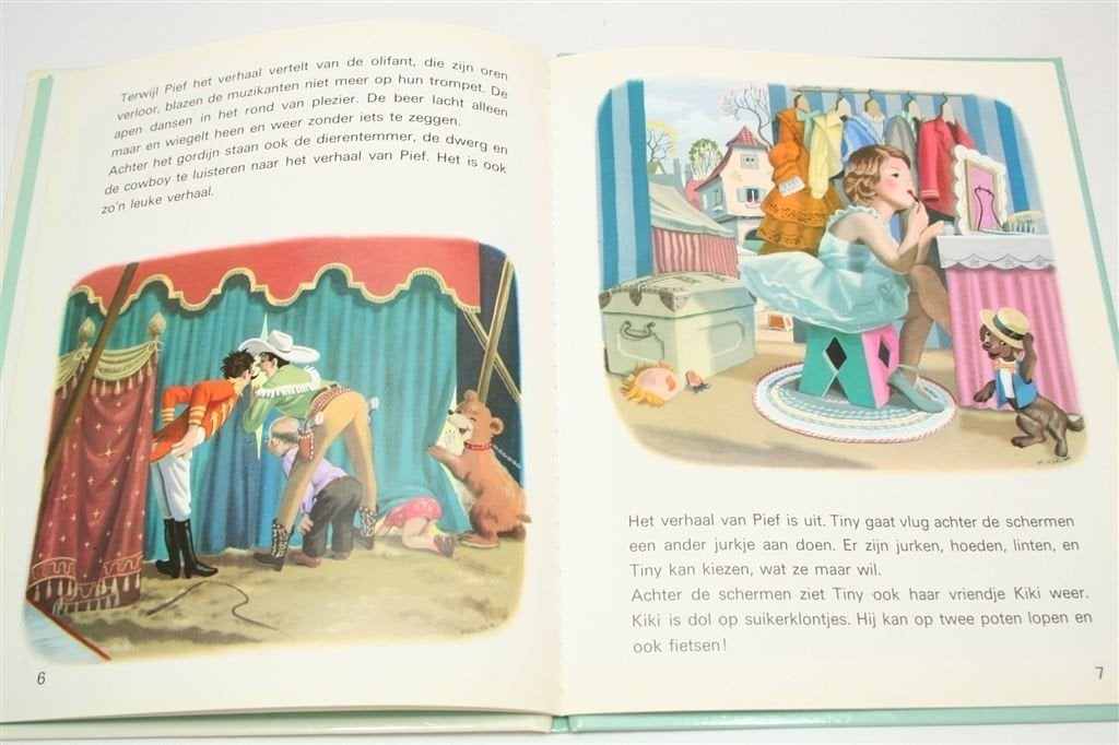 Tiny in het Circus — Nostalgisch Prentenboek 1986, Ophalen of Verzenden, Gelezen
