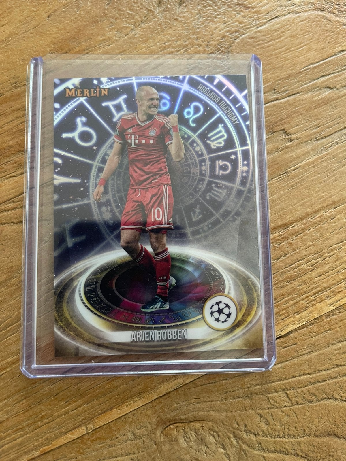 Arjen Robben Refractor Bayern Topps Champions League, Ophalen of Verzenden, Zo goed als nieuw, Plaatje