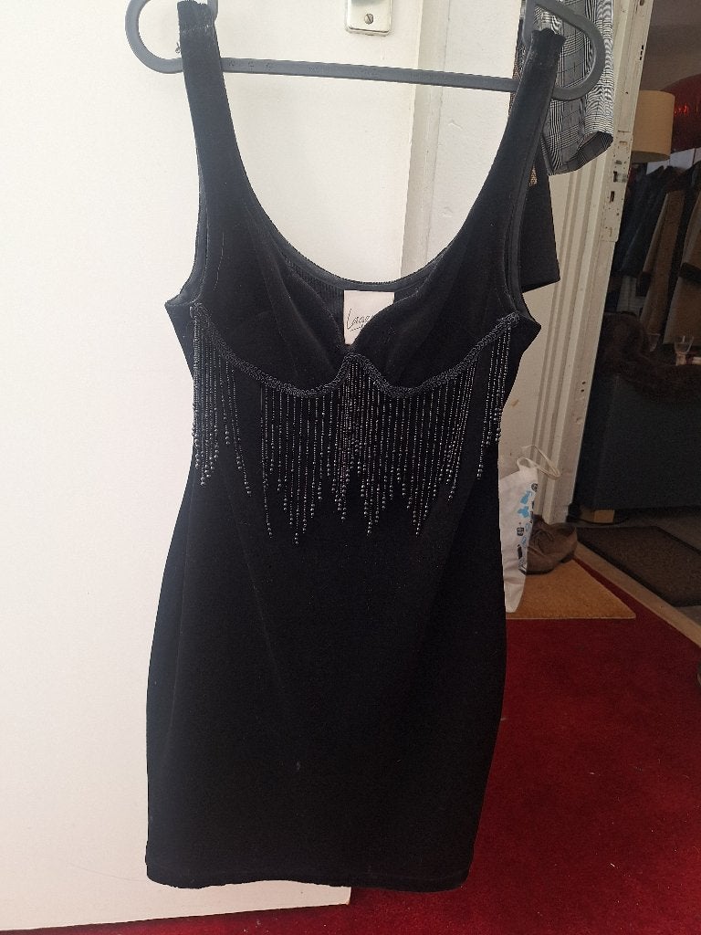 Sexy fluwelen zwarte kort model galajurk, maat S, Kleding | Dames, Gelegenheidskleding, Galajurk, Zwart, Ophalen of Verzenden