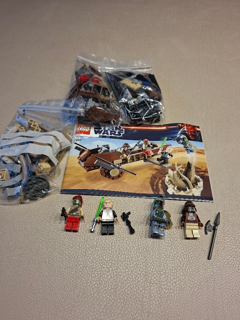 lego star wars Desert Skiff 9496, Star Wars, Lego, Ophalen of Verzenden, Complete set