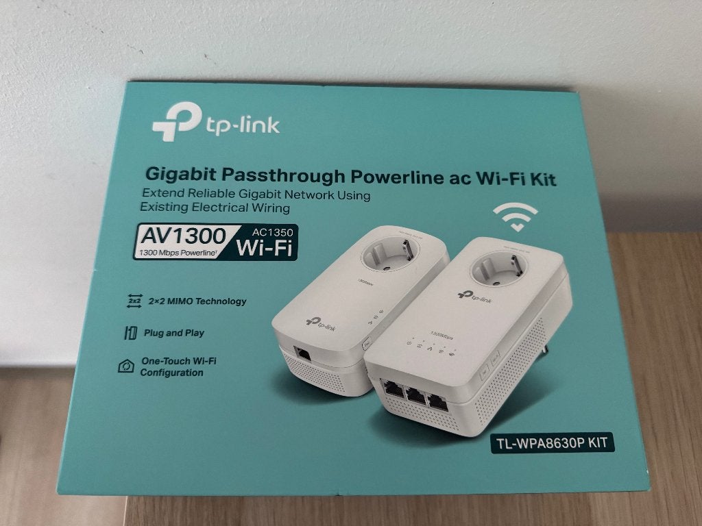 🛜 2 X TP-Link Powerline TL-WPA8630P KIT ( €30 p/s) 🛜, Computers en Software, Powerlines, Ophalen, Zo goed als nieuw, Tplink