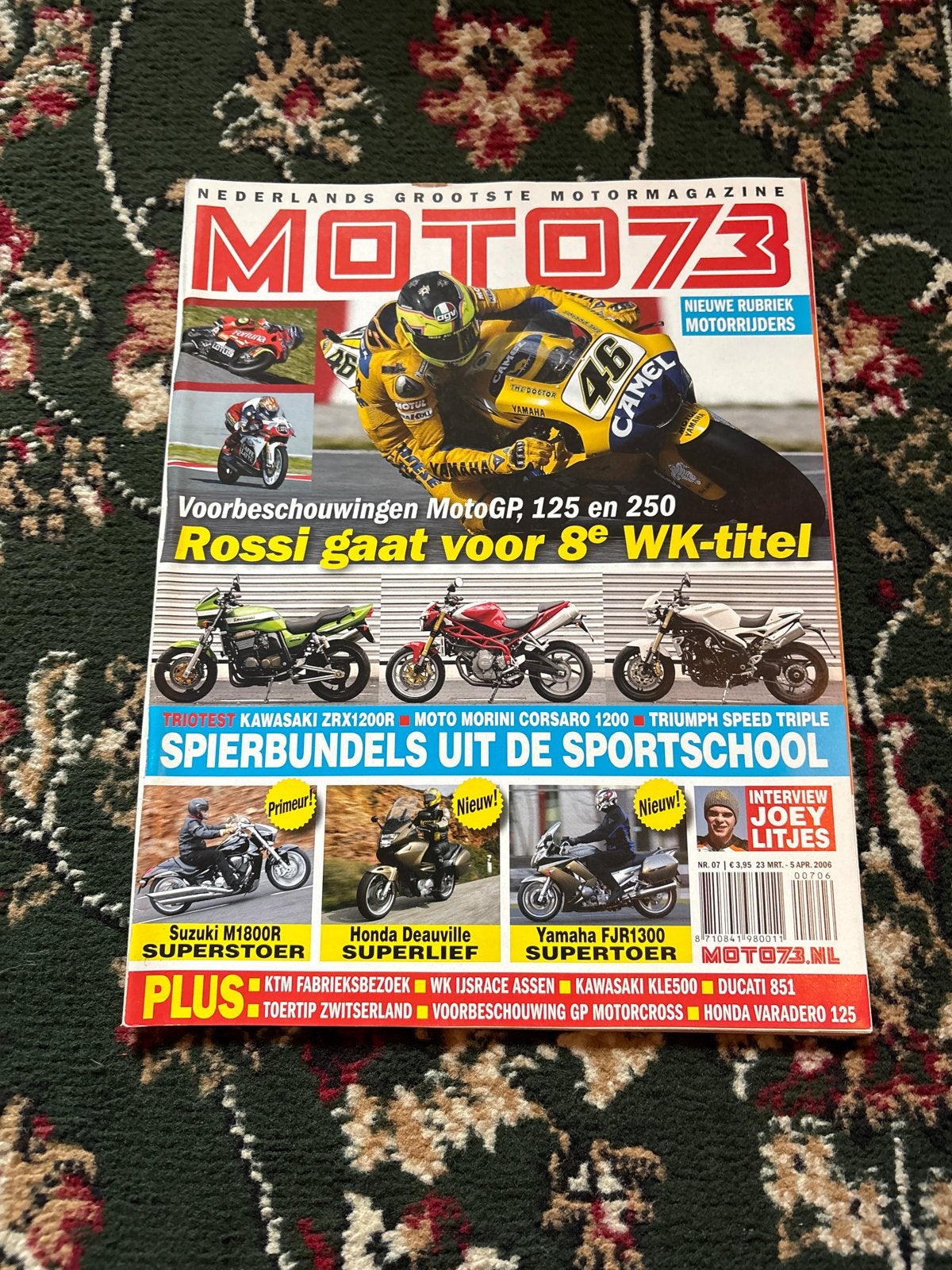 MOTO73 Motor Magazine - Nummer 07, 2006, Ophalen of Verzenden, Gelezen, Algemeen
