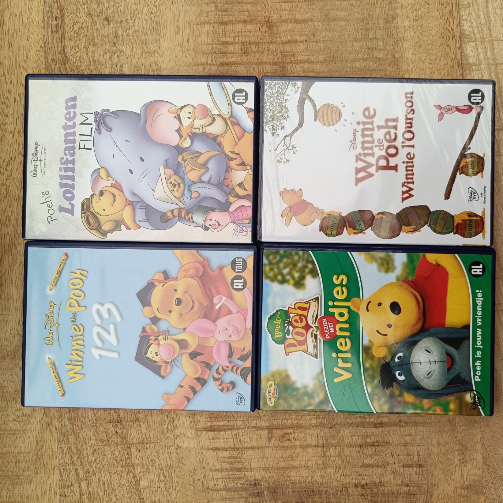 Winnie de Poeh DVD Boxset - 4 films, Avontuur, Gebruikt, Alle leeftijden, Boxset