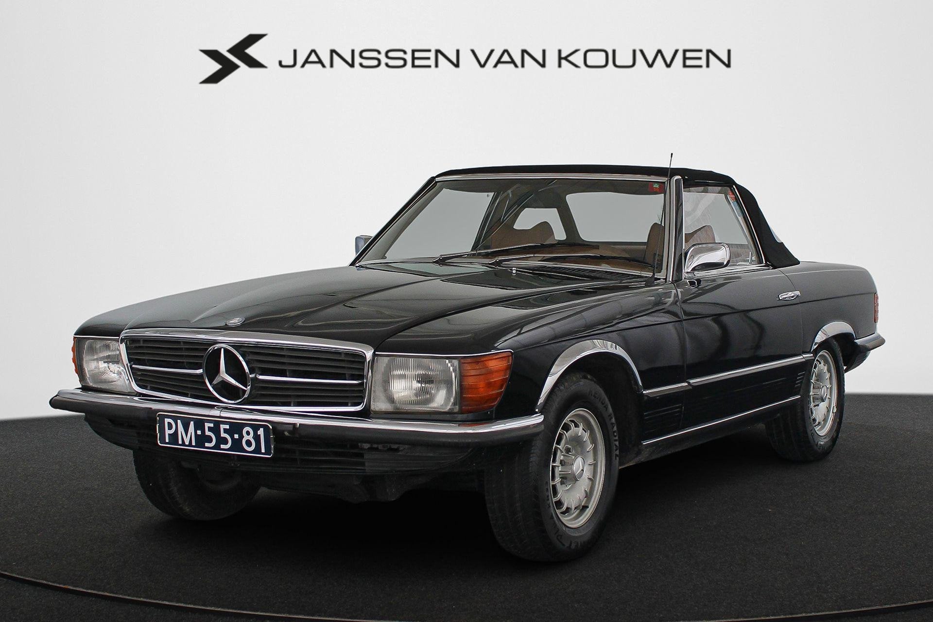 Mercedes-Benz SL-klasse 350 SL roadster / Automaat / Radio, Automaat, Gebruikt, Cabriolet, Zwart